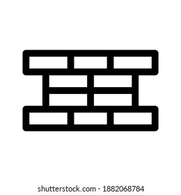 Wall icon or logo isolated sign symbol vector illustration - high quality black style vector icons
