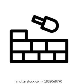 Wall icon or logo isolated sign symbol vector illustration - high quality black style vector icons
