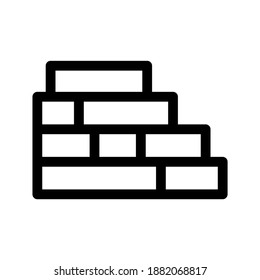 Wall icon or logo isolated sign symbol vector illustration - high quality black style vector icons
