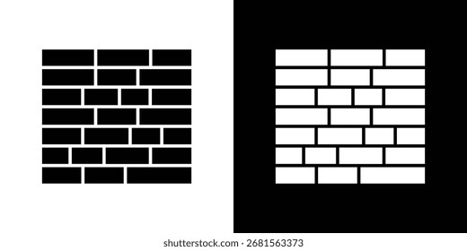 Símbolo de icono de pared para Plantillas, Diseño web e infografías