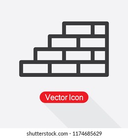 Wall Icon Vector Illustration Eps10