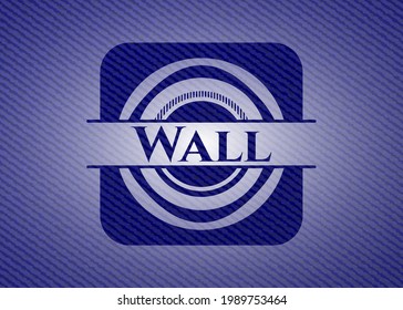 Wall jean background. Vector Illustration. Detailed. 