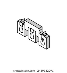 wall light bathroom interior isometric icon vector. wall light bathroom interior sign. isolated symbol illustration