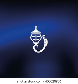 Wall light icon. Sconce illustration.