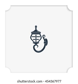 Wall light icon. Sconce illustration.