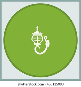 Wall light icon. Sconce illustration.