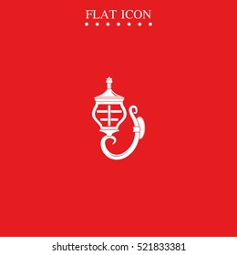 Wall light icon. Sconce illustration.