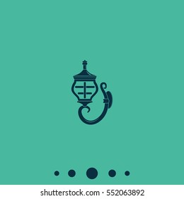 Wall light icon. Sconce illustration.