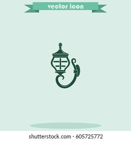 Wall light icon. Sconce illustration.