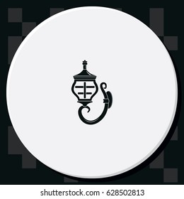 Wall light icon. Sconce illustration.