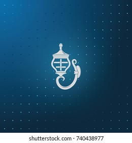Wall light icon. Sconce illustration.