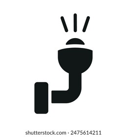 Wall light icon vector design templates simple and modern