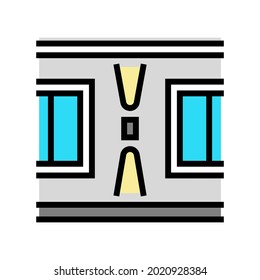 wall lighting color icon vector. wall lighting sign. isolated symbol illustration