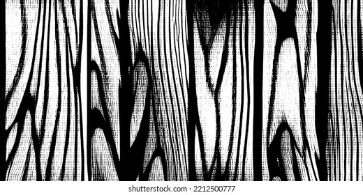 Wall made of old boards. Vector design, rustic.
