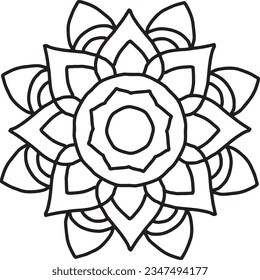 Wanddekor Mandala Laser Cut
