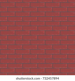 wall of maroon bricks