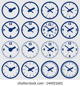 Wall mounted digital clock. Image of clock face. The device displays the hours, minutes, seconds. Save your time. Timing is everything.