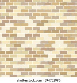 Wall on brown background. Stonewall modern interior. Vector wallpaper template. Bricks texture abstract grunge background. Old brown bricks wall. Banner design concept. Square format.