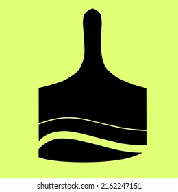 wall paint brush icon image design