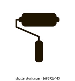 Wall paint roller icon in trendy flat style isolated. Illustration eps 10.