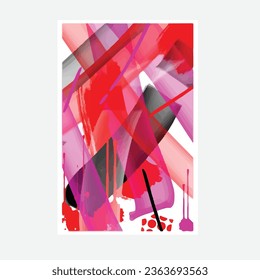 wall painting abstract mural street art packaging color splash background vector