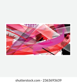 wall painting abstract mural street art packaging color splash background vector