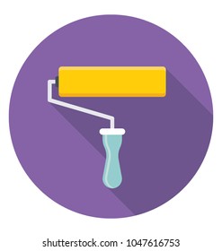 
A wall painting brush
