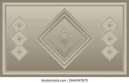 Wall painting design vector background