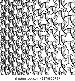 Wall Panel Vector 04. Illustration Isolated On White Background. A Vector Illustration Of Wall Tile Background. Molding And Plaster Decoration. The Panel, Facing Material.