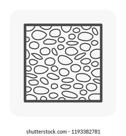 Wall pattern icon.