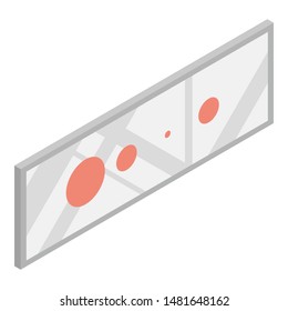 Wall picture icon. Isometric of wall picture vector icon for web design isolated on white background