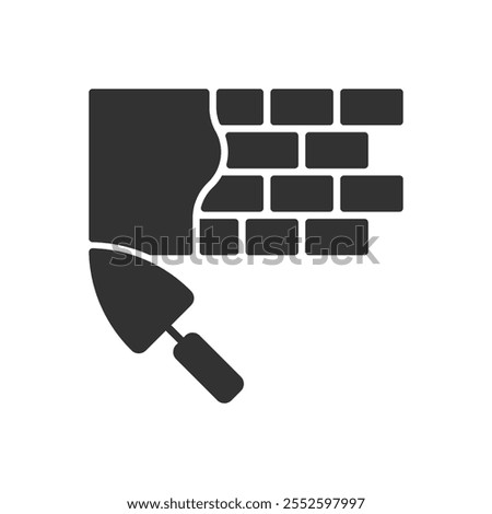 Wall Plaster Icon Sign Symbol