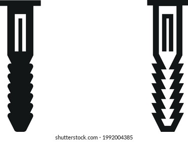 Wall Plug Icon , Vector Illustration