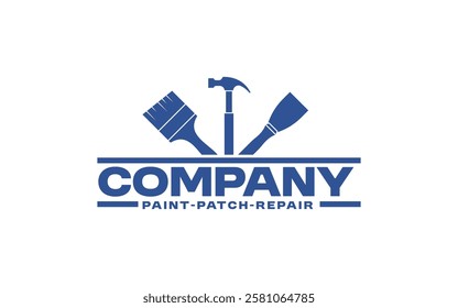 wall repair logo vector illustration