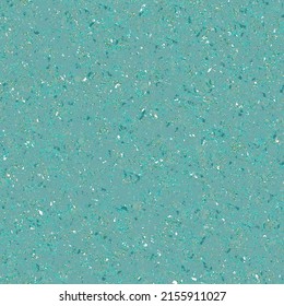 Wall with small embedded stone fragments. Blue terrazzo texture. Flecked background. Abstract vector.