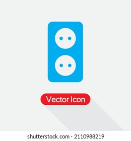 Wall Socket Icon, Socket Icon,Wall Plug Electricity Icon Vector Illustration Eps10