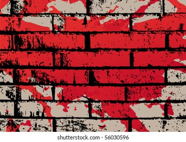 Seeinglooking: Graffiti Cartoon Brick Wall Background