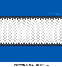 Wall steel template design