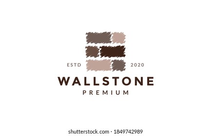 Tapete bunter abstraktes Logo Vintage Vektorsymbol