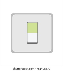 Wall switch ON/OFF in vector graphics