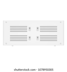 Wall system icon. Realistic illustration of wall system vector icon for web