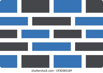 wall vector glyph colour icon
