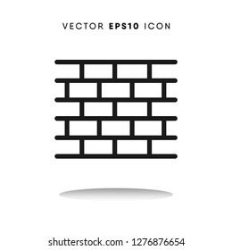 Wall vector icon