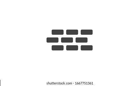 Wall Vector icon .  