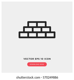 Wall vector icon