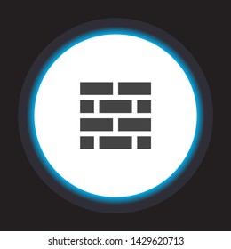 Wall Vector icon . Lorem Ipsum Illustration design