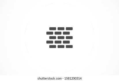 Wall Vector icon . Lorem Ipsum Illustration design Wall Vector icon in trendy flat style isolated on grey background. Wall Vector icon brick symbol for your web Wall Vector icon site design,