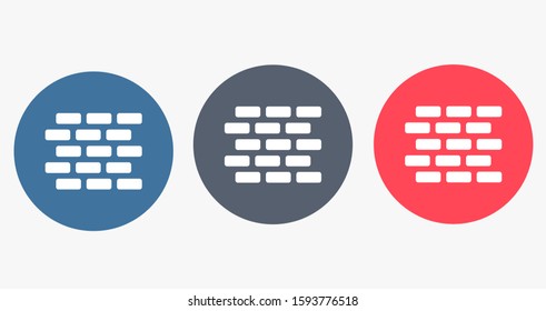 Wall Vector icon . Lorem Ipsum Illustration design Wall Vector icon in trendy flat style isolated on grey background. Wall Vector icon brick symbol for your web Wall Vector icon site design,