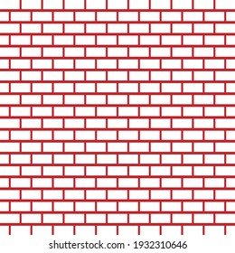 Wall vector illustration. Illustration for block, barricade, obstacle concepts