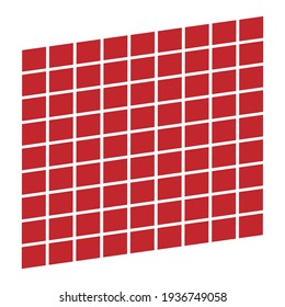 Wall vector illustration. Illustration for block, barricade, obstacle concepts